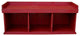 Cubby Bench, Red