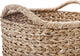 Extra Large Handwoven Decorative Storage Basket, Twisted Sea Grass