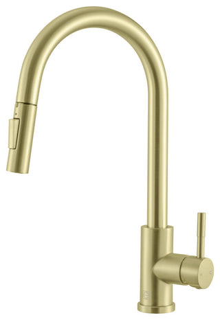 Elegant Lighting FAK-302 Jack 1.8 GPM 1 Hole Pull Down Kitchen - Brushed Gold