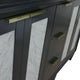 61" Double Sink Vanity, Dark Gray Finish With White Carrara Marble