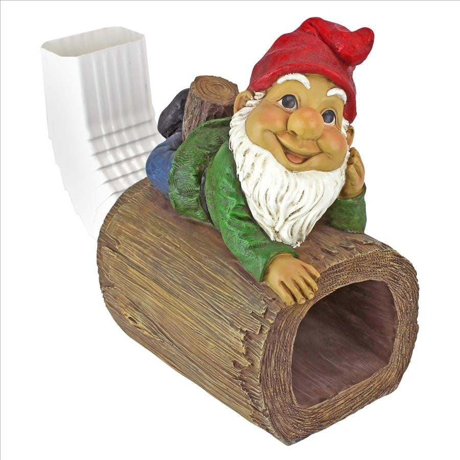 Stormie the Gnome Rain Gutter