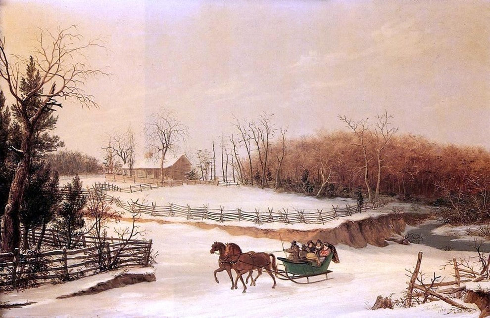 Thomas Birch Sleigh Ride Wall Decal