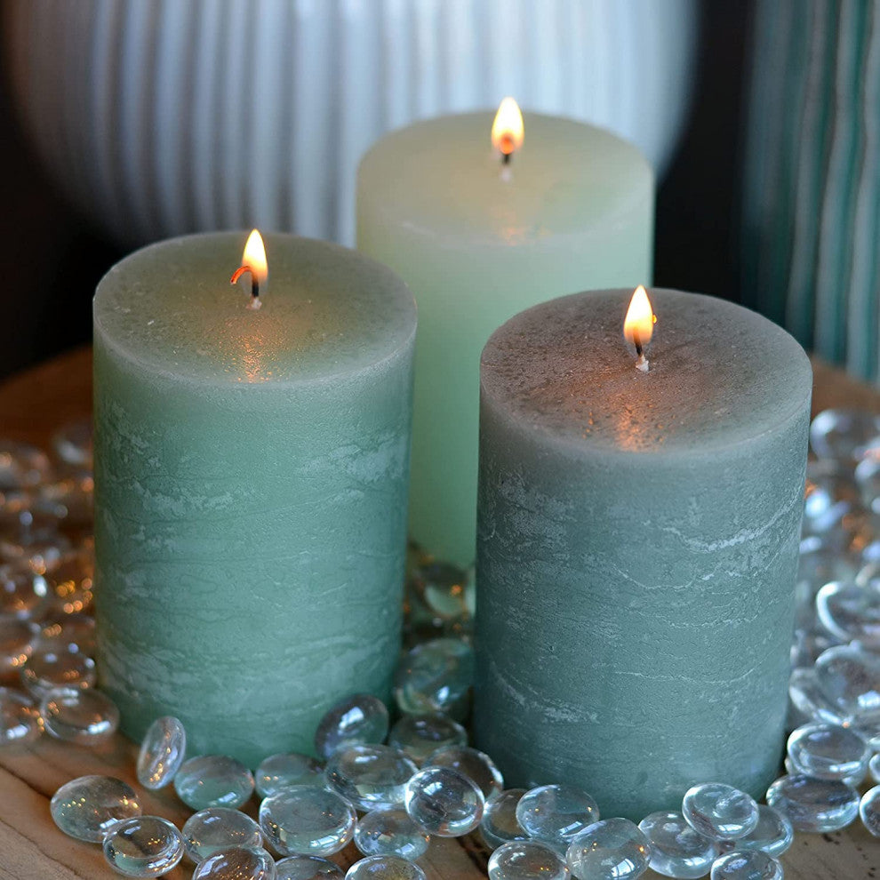 Spring Green Candle Set