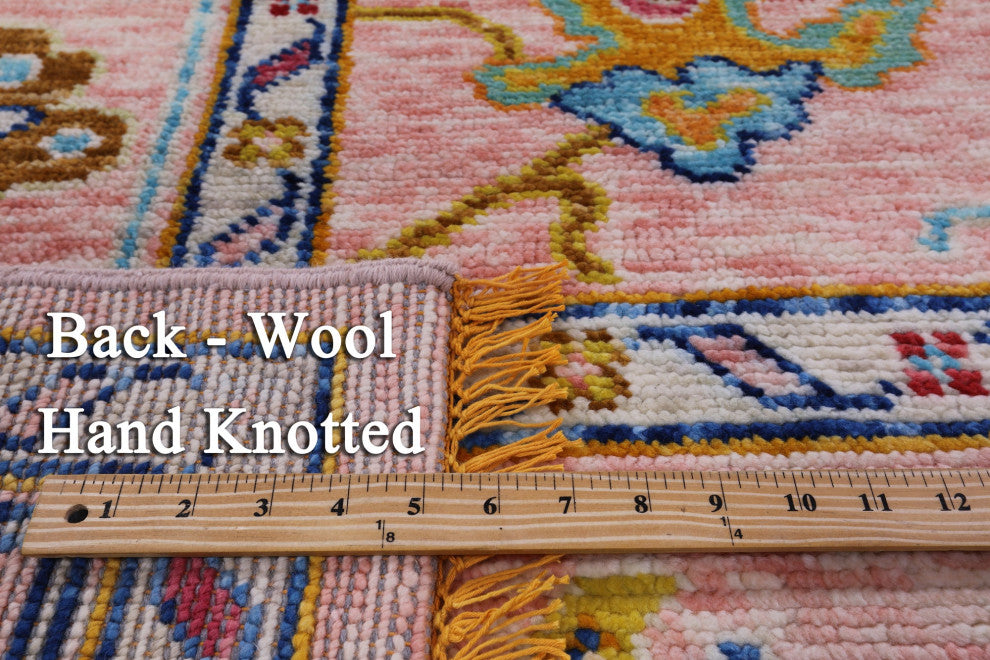 Turkish Oushak Hand Knotted Rug 8' 4" X 9' 10" - Q16057