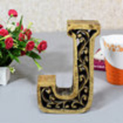 Handmade Eco-Friendly Wall Decor Alphabet Letter Block, 1.3x7.8x5