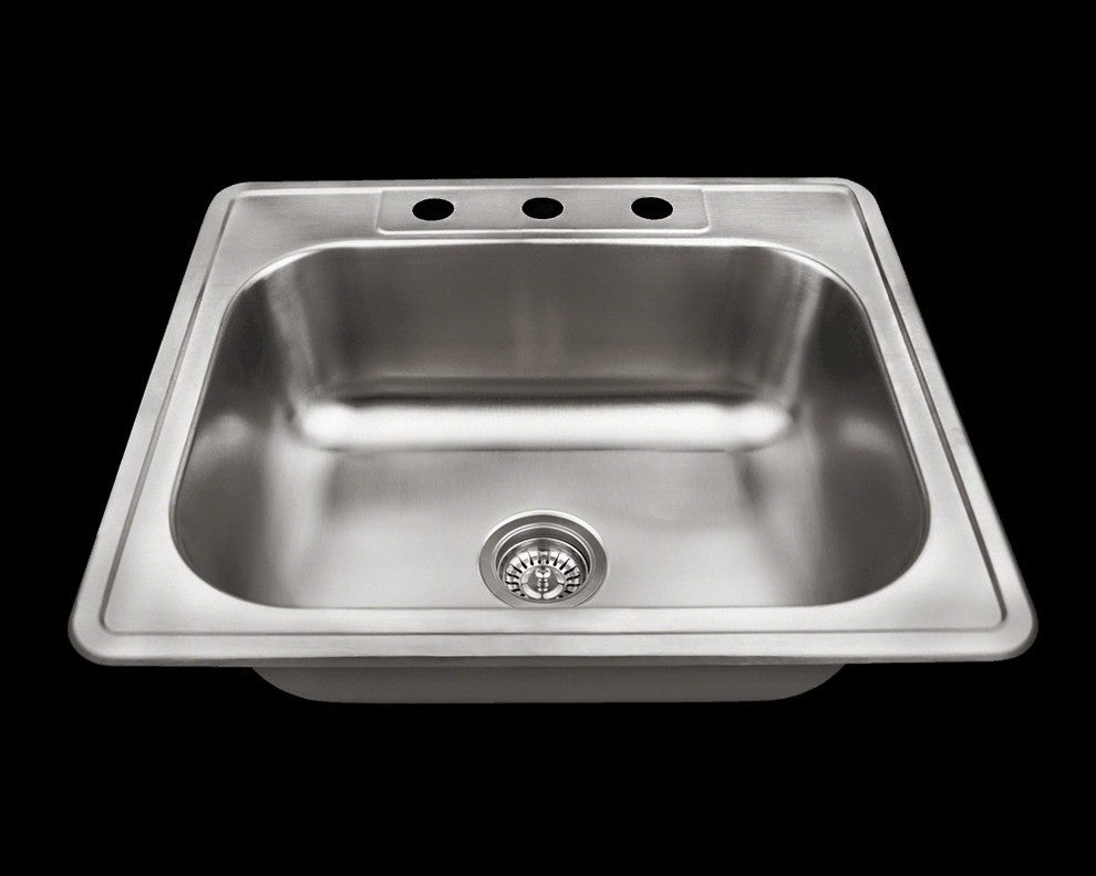 PT8301US Single Bowl Topmount Stainless Steel Sink