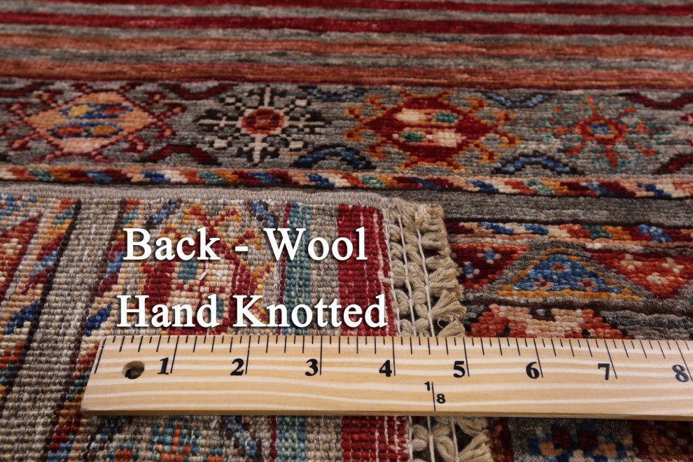 Khorjin Super Kazak Handmade Rug 3' 5" X 4' 11" Q7462