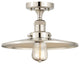 Innovations Lighting 517-1CH-PN-MFR-PN-12-LED 1 Light 12" Semi-Flush Mount