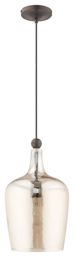 Livex Lighting English Bronze 1-Light Mini Pendant