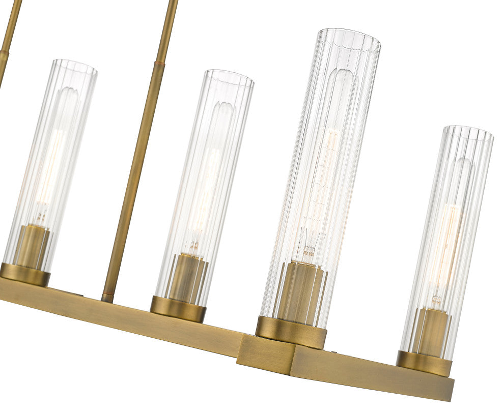 Zlite 3031-7L-RB 7-Light Island, Clear