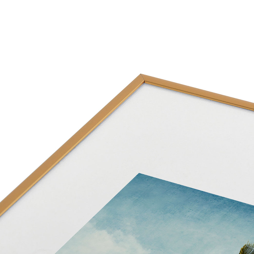 Bree Madden Venice Beach Palms Metal Framed Art Print