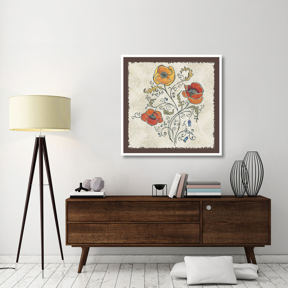 "Mediterranean Flair II" Digital Paper Print by Daphne Brissonnet, 42"x42"
