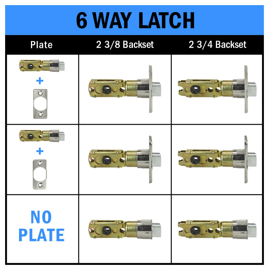 Nuk3y Hulk Series Lever Door Handle Slim Square Modern Contemporary Lever Set, M