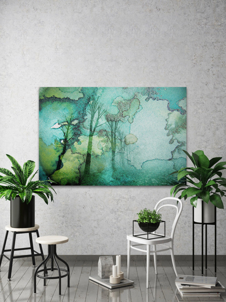 "Oceanic Watermark" Fine Art Canvas Print, 18"x12"