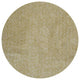6' Yellow Heather Round Indoor Shag Rug