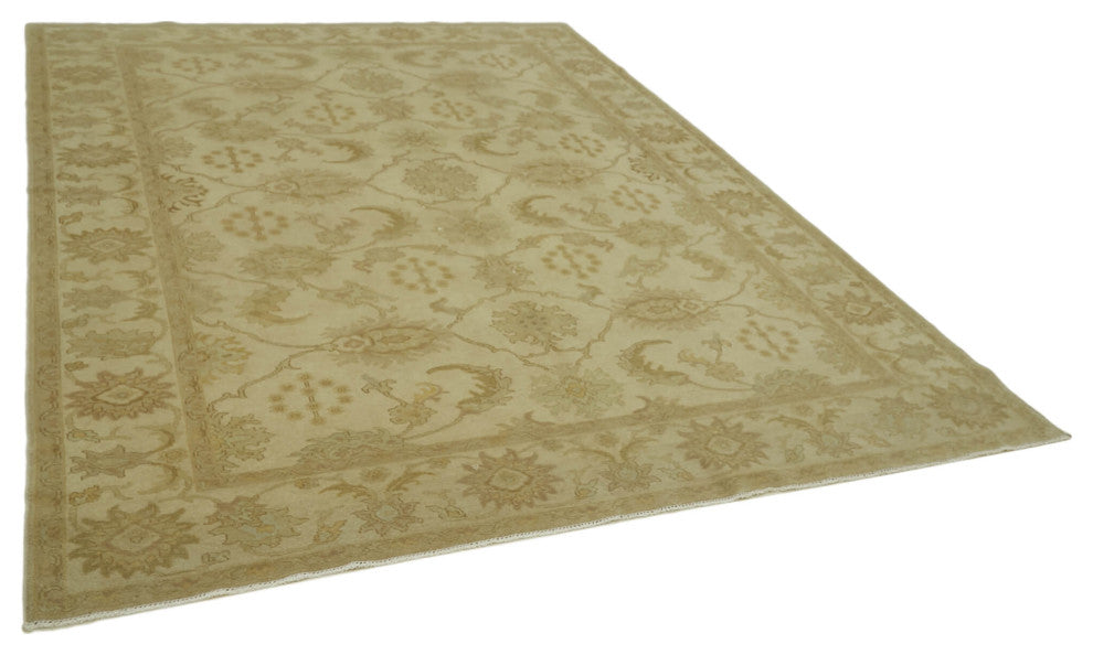 Rug N Carpet - Hand-knotted Oriental 7' 4'' x 10' 3'' Wool Oushak Area Rug