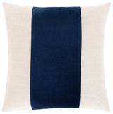 Surya Moza Pillow Shell With Down Insert 22"H X 22"W - Light Beige