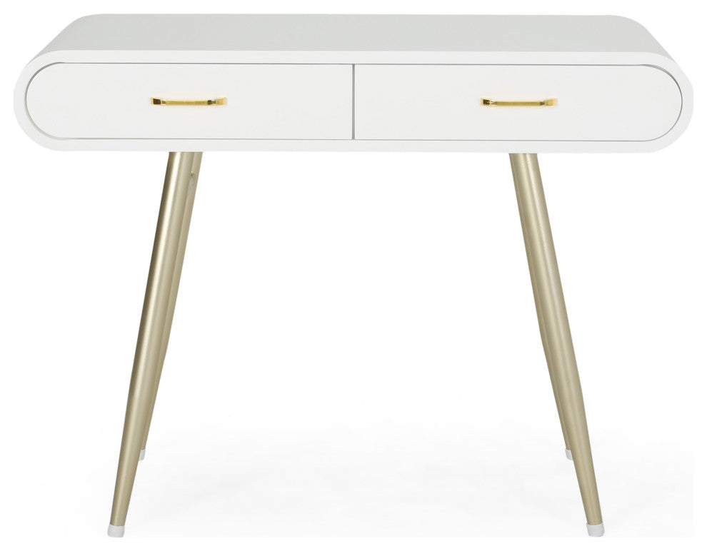 Breenda Modern Faux Wood Vanity Table