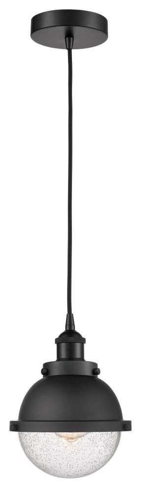 Innovations 616-1PH-BK-HFS-64-BK-LED 1-Light Mini Pendant, Matte Black