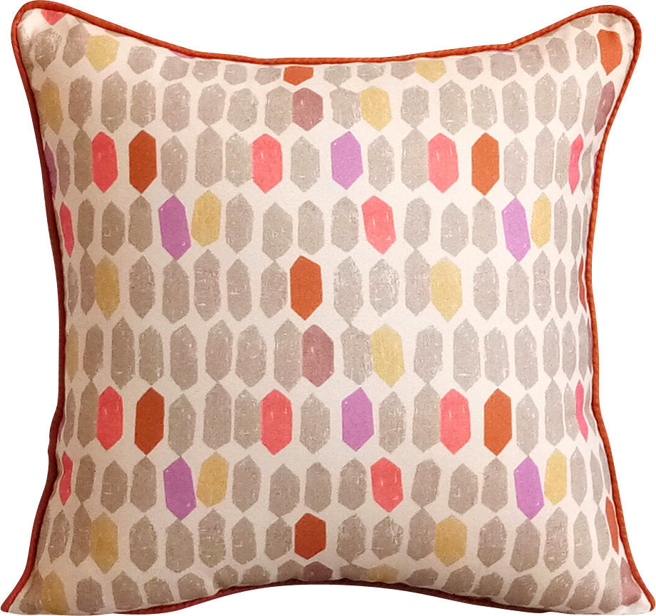 Multi Decorative Pillow Covers 14"x14" Cotton, Color Impulse