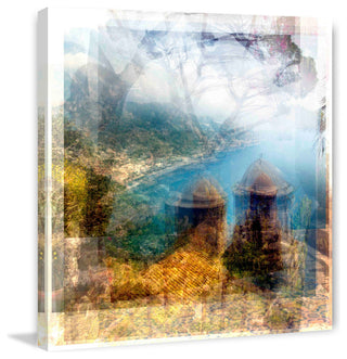 "Ravello Seaview" Painting Print on Canvas