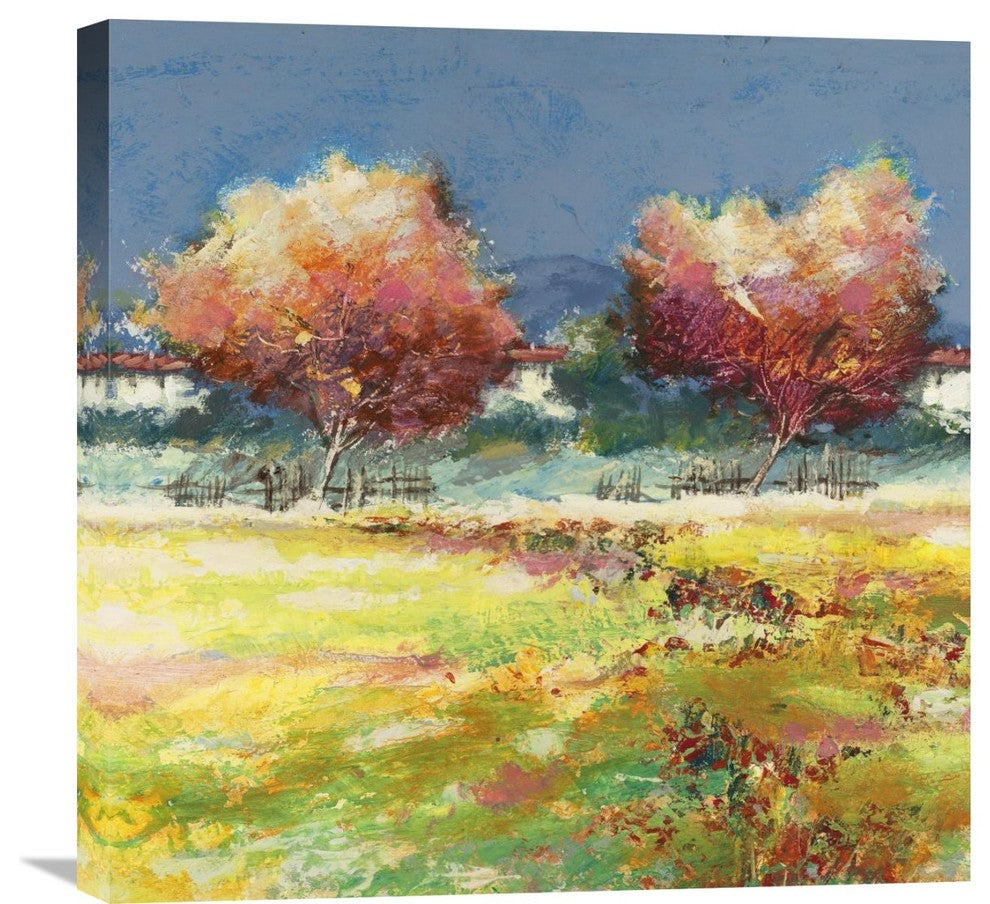 Alberi Nel Prato, 24"x24"