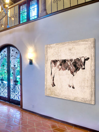 "Cow" Painting Print on Canvas by Irena Orlov