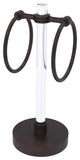 Clearview Vanity Guest Towel Ring with Dotted Accents, Venetian Bronze