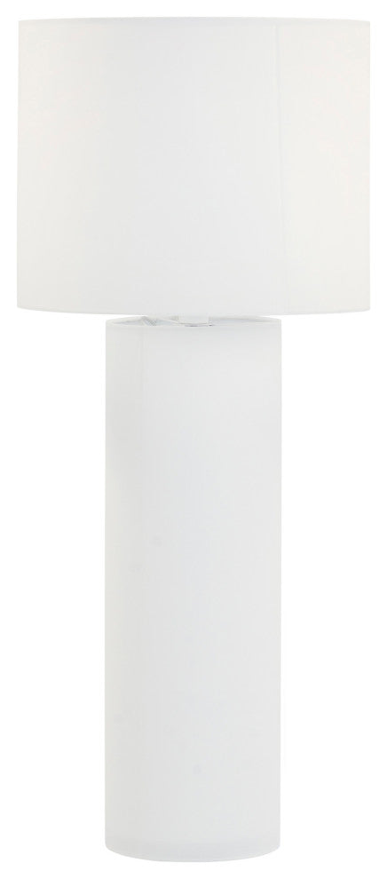 Cleopatra Cream Linen Floor Lamp