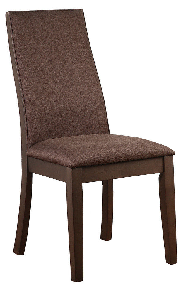Spring Creek Chocolate Upholstered Dining Chairs, Set of 2