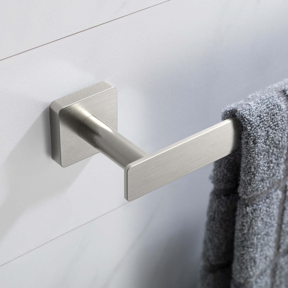 Blaze 24 inch Bathroom Towel Bar, Brushed Nickel