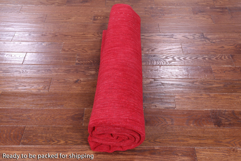 8' Round Persian Gabbeh Handmade Wool Rug - Q15022