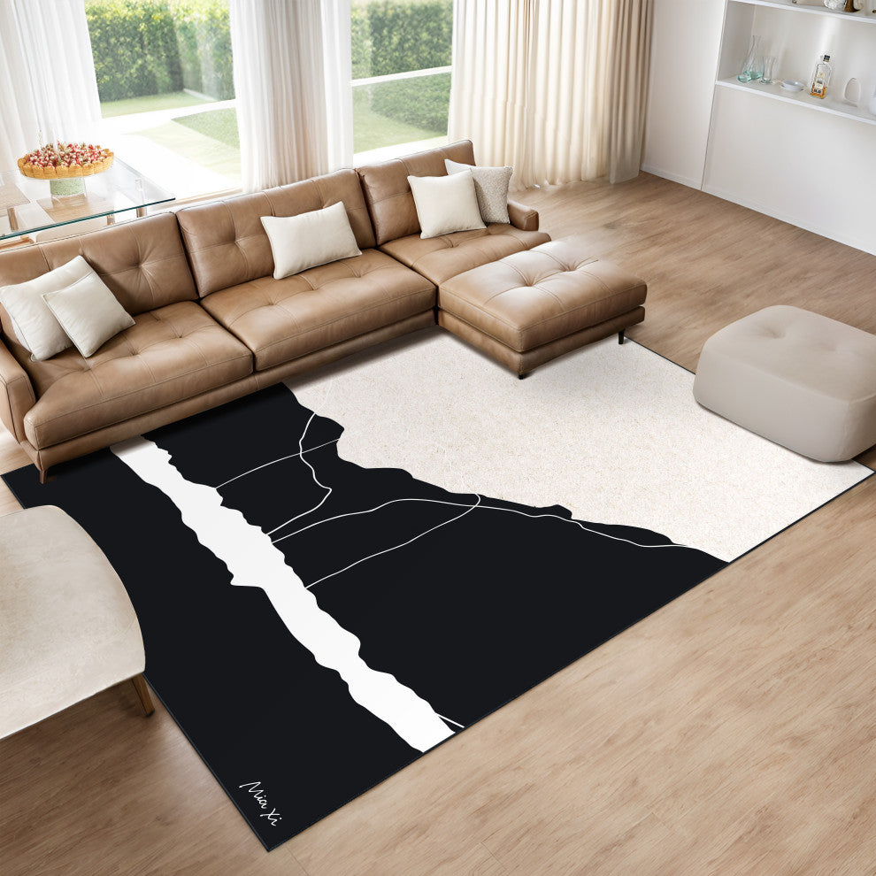 Apart Abstract Art Area Rug, 7.5'x10.3'