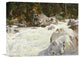 "A Torrent in Norway" Stretched Canvas Giclee by John Singer Sargent, 16"x13"