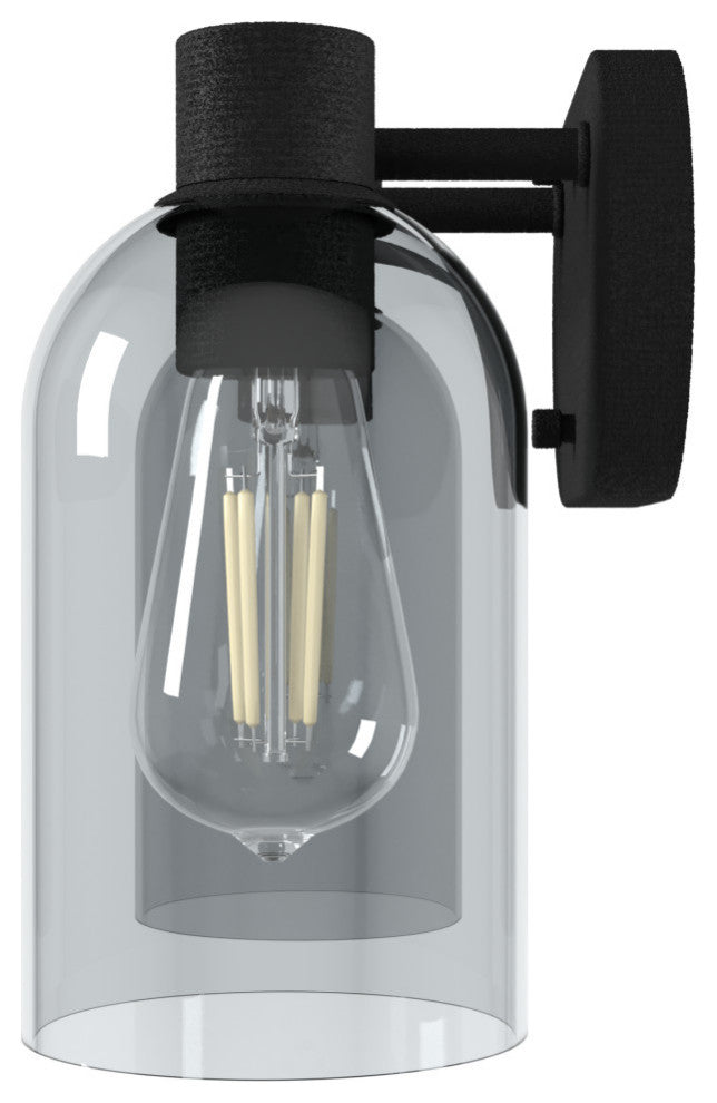 Hunter Lochemeade Natural Iron 2 Light Vanity Wall Light Fixture