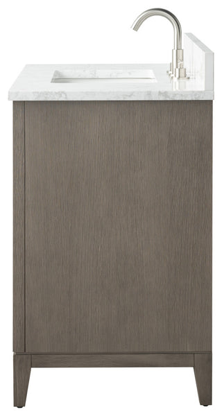 Vanity Art Bathroom Vanity With Sink, Driftwood Gray, 36" Single