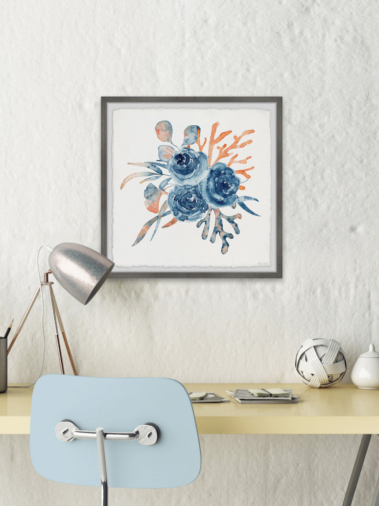 "Blooming Beauty" Framed Painting Print, 18x18