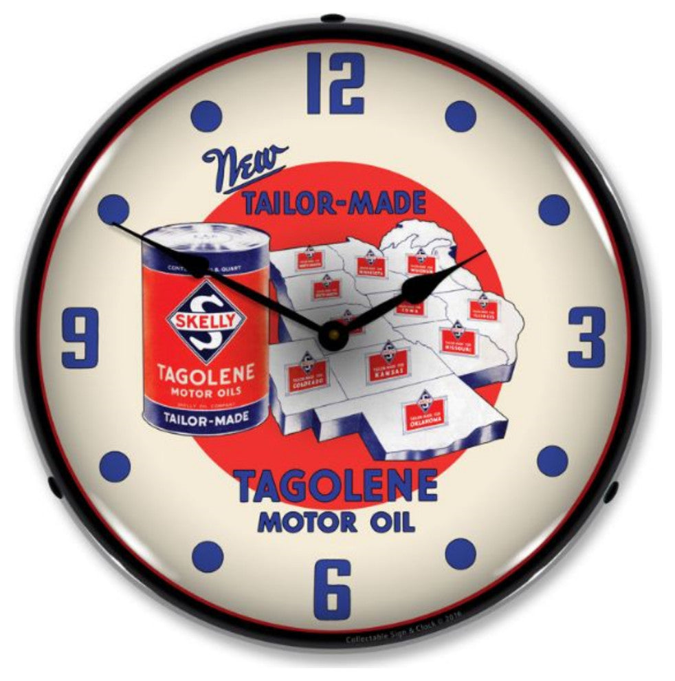 1611675 Skelly Motor Oil Clock