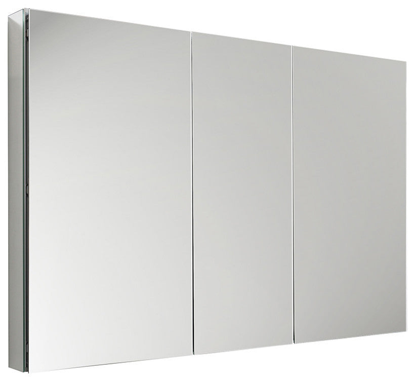 Fresca 50" Wide x 36" Tall Bathroom Medicine Cabinet w/ Mirrors