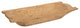 Eurostyle Trencher Rustic Wooden Dough Bowl With Handles-Trencher, Primitive Whi