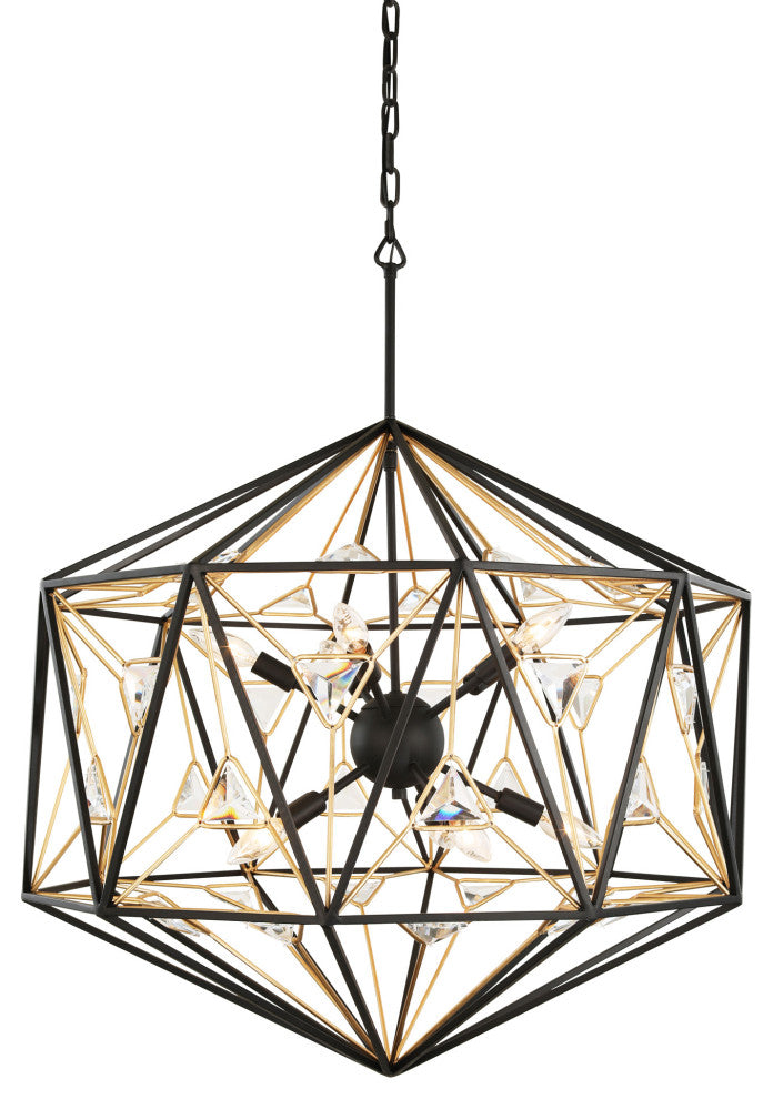 Marcia 10-Lt Pendant - MB/FG