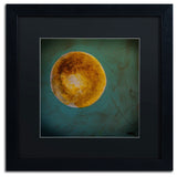 'Moon on Blue' Matted Framed Canvas Art by Nicole Dietz