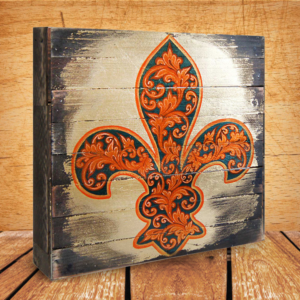 Cross Fleur-De-Lis, 16"x12"