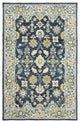 10'X13' Navy And Blue Bohemian Rug