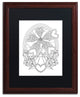 Hello Angel ''Decorative Windmill'' Art, Wood Frame, Black Mat, 20x16