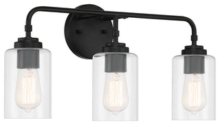 Stowe Vanity 3  Light  Flat Black