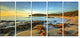 "Sunset in Cala Violina Bay" Landscape Wall Art Canvas Print, 5 Panels, 60"x28"