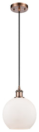 Innovations Lighting 516-1P-AC-G121-8-LED Athens 1 Light 8" Mini Pendant