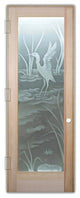 Interior Prehung Door or Interior Slab Door - Cranes A - Douglas Fir (stain...
