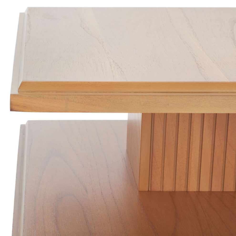 Safavieh Suette 2 Shelf Accent Table, Natural